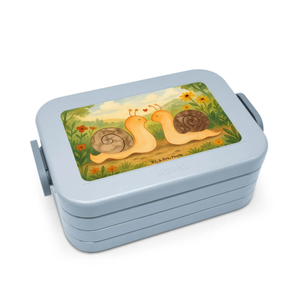 MEPAL Bentobox Schnecken Liebe Design Lunchbox, Brotdose, Bentobox, Liebe, Partner, Freund, Freundin, Ehemann, Ehefrau, Heiraten, Verlobung, Heiratsantrag, Liebesgeschenk, Jahrestag, Hocheitstag