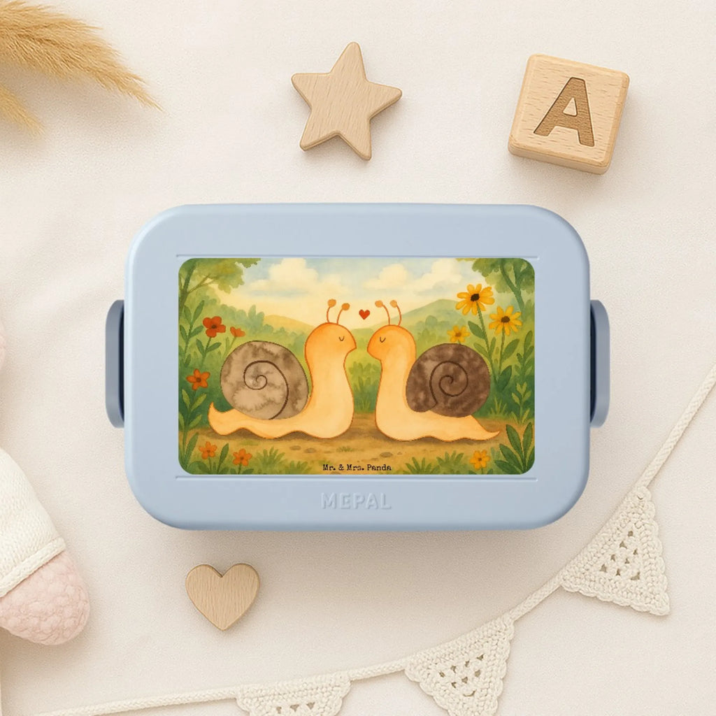 MEPAL Bentobox Schnecken Liebe Design Lunchbox, Brotdose, Bentobox, Liebe, Partner, Freund, Freundin, Ehemann, Ehefrau, Heiraten, Verlobung, Heiratsantrag, Liebesgeschenk, Jahrestag, Hocheitstag