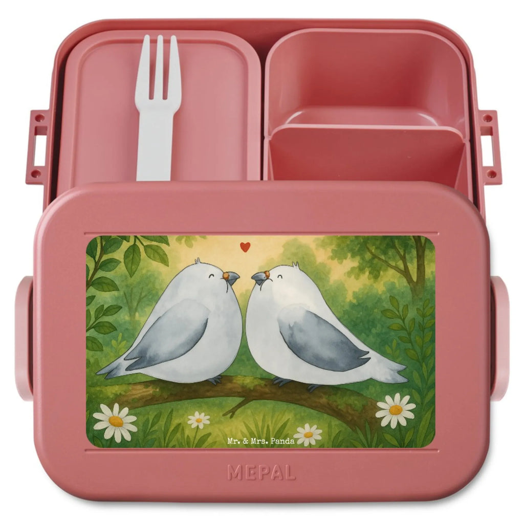 MEPAL Bentobox Turteltauben Liebe Design Brotdose, Bentobox, Lunchbox, Liebe, Partner, Freund, Freundin, Ehemann, Ehefrau, Heiraten, Verlobung, Heiratsantrag, Liebesgeschenk, Jahrestag, Hocheitstag, Verheiratet, Verliebt, Liebesbeweis, Hochzeitstag, Tauben, Turteltauben, Geschenk Freundin, Geschenk Hochzeit, Geschenk Freund, Turteltäubchen, Verlobt