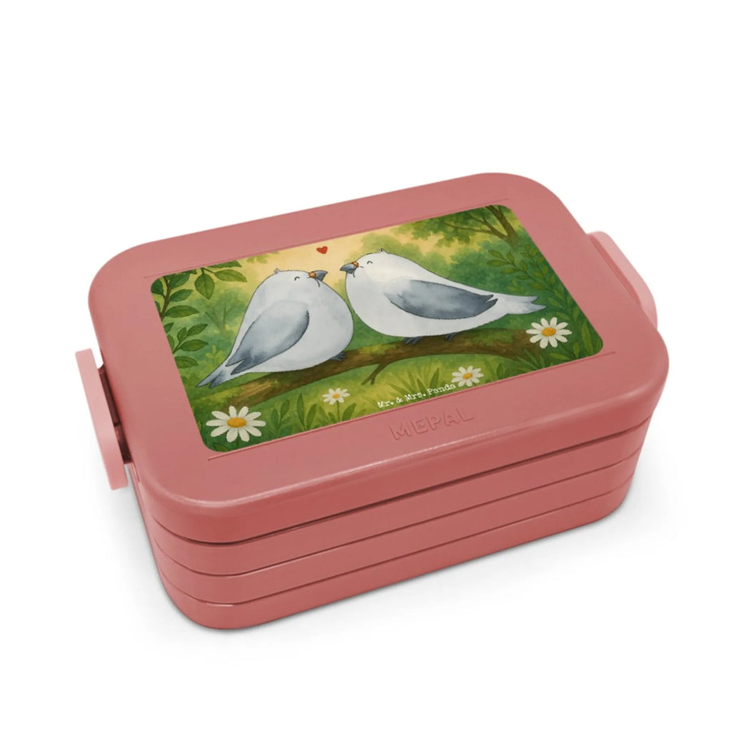 MEPAL Bentobox Turteltauben Liebe Design Brotdose, Bentobox, Lunchbox, Liebe, Partner, Freund, Freundin, Ehemann, Ehefrau, Heiraten, Verlobung, Heiratsantrag, Liebesgeschenk, Jahrestag, Hocheitstag, Verheiratet, Verliebt, Liebesbeweis, Hochzeitstag, Tauben, Turteltauben, Geschenk Freundin, Geschenk Hochzeit, Geschenk Freund, Turteltäubchen, Verlobt