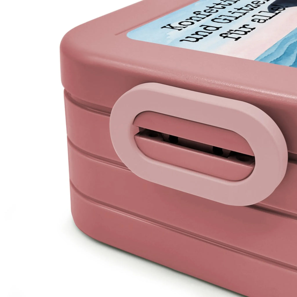 MEPAL Bentobox Orca Zylinder Design Brotdose, Lunchbox, Bentobox, Meerestiere, Meer, Urlaub, Glückwunsch, Glitter, Feier, Orca, Konfetti, Glitzer, Geburtstag, Fest, Fete, Narwal