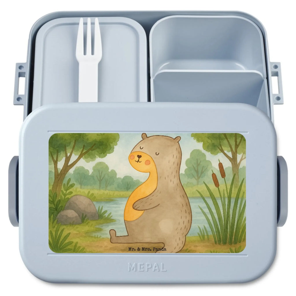 MEPAL Bentobox Otter Bauch Design Lunchbox, Bentobox, Brotdose, Otter, Fischotter, Seeotter, Otter Seeotter See Otter