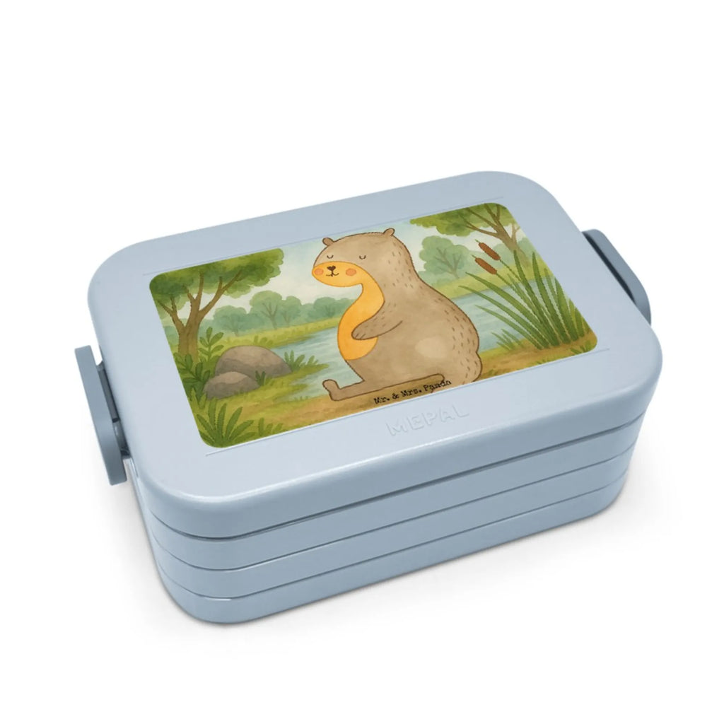 MEPAL Bentobox Otter Bauch Design Lunchbox, Bentobox, Brotdose, Otter, Fischotter, Seeotter, Otter Seeotter See Otter