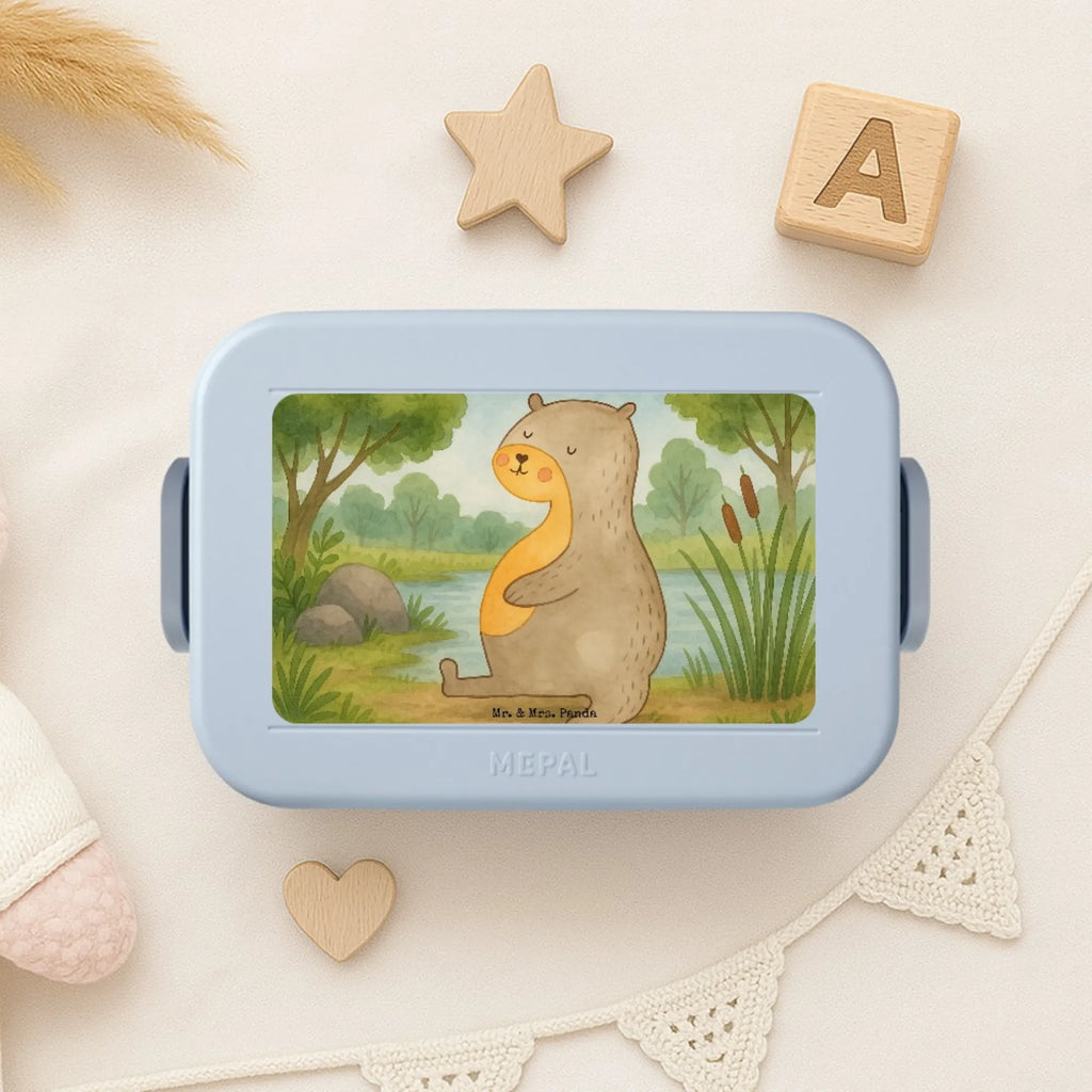 MEPAL Bentobox Otter Bauch Design Lunchbox, Bentobox, Brotdose, Otter, Fischotter, Seeotter, Otter Seeotter See Otter