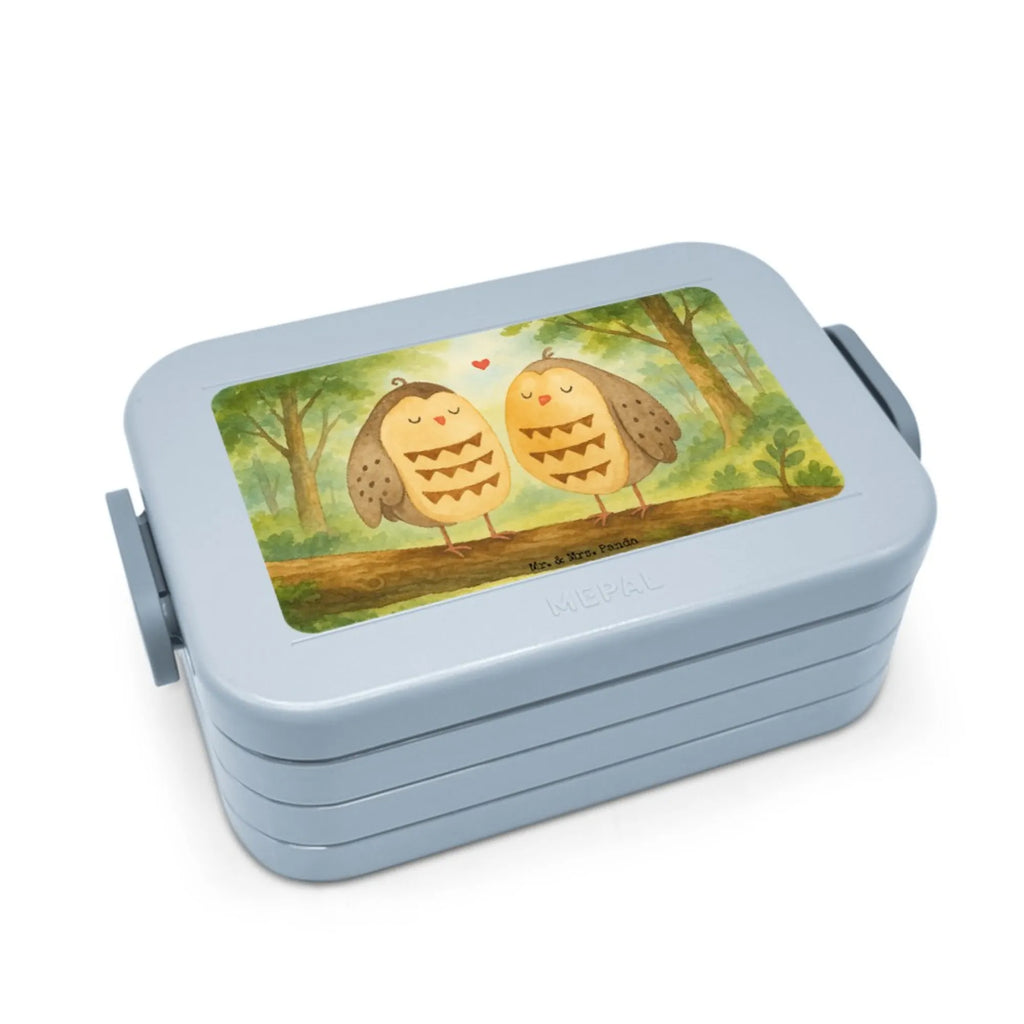 MEPAL Bentobox Eulen Liebe Design Bentobox, Brotdose, Lunchbox, Eule, Liebe Spruch, Liebe, Owl, Wortspiel lustig, Freundin Geschenk, All you need is love, Eule Deko, Freund, Hochzeit Spruch