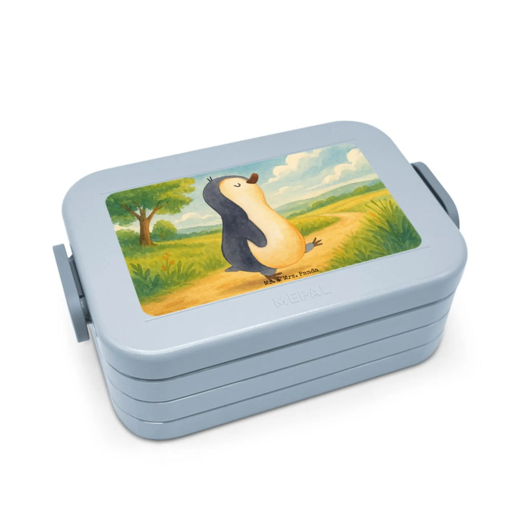 MEPAL Bentobox Pinguin marschieren Design Lunchbox, Brotdose, Bentobox, Pinguin, Schwester, Langschläfer, Frühaufsteher, Familie, Bruder, Pinguine