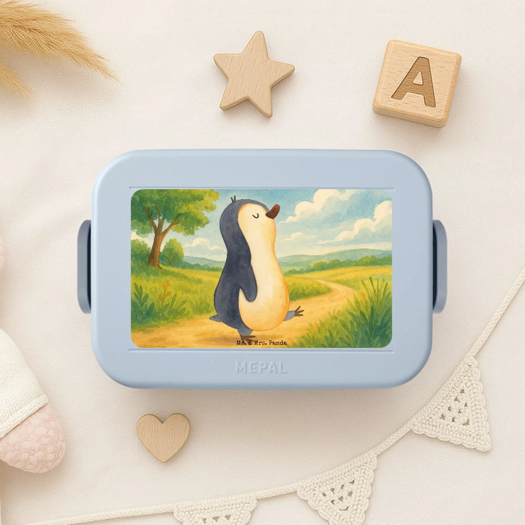 MEPAL Bentobox Pinguin marschieren Design Lunchbox, Brotdose, Bentobox, Pinguin, Schwester, Langschläfer, Frühaufsteher, Familie, Bruder, Pinguine