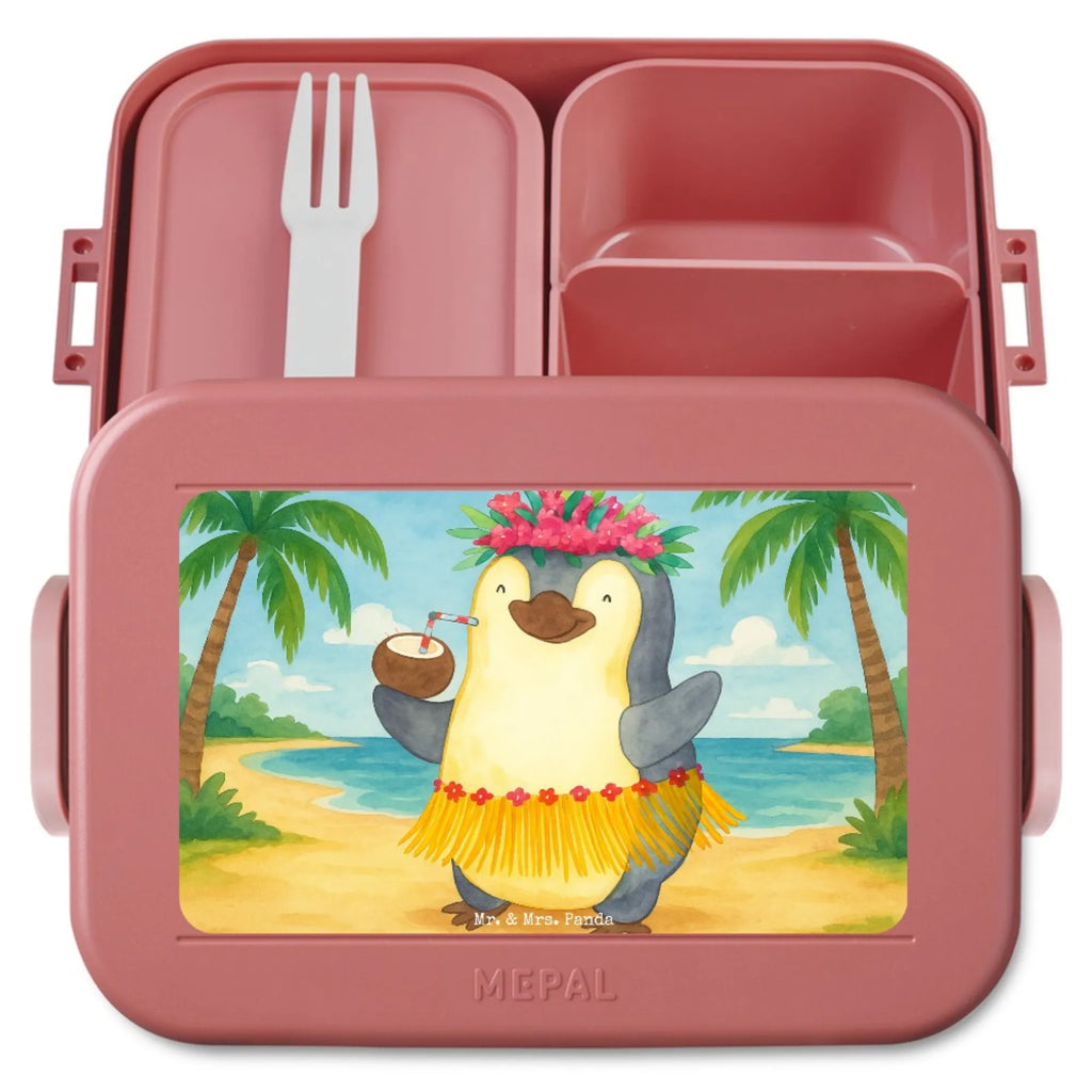 MEPAL Bentobox Pinguin Kokosnuss Design Lunchbox, Brotdose, Bentobox, Pinguin, Hawaii, Pinguine, Kokosnuss, Urlaub, Aloha
