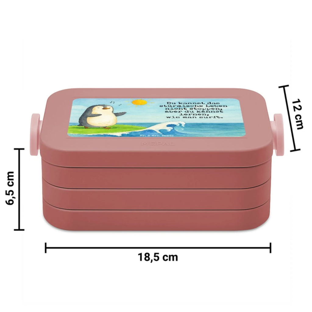 MEPAL Bentobox Pinguin Surfer Design Bentobox, Lunchbox, Brotdose, Pinguin, Portugal, Wellen, surfen, Surfer, Urlaub, Pinguine, Hawaii, Wellen reiten