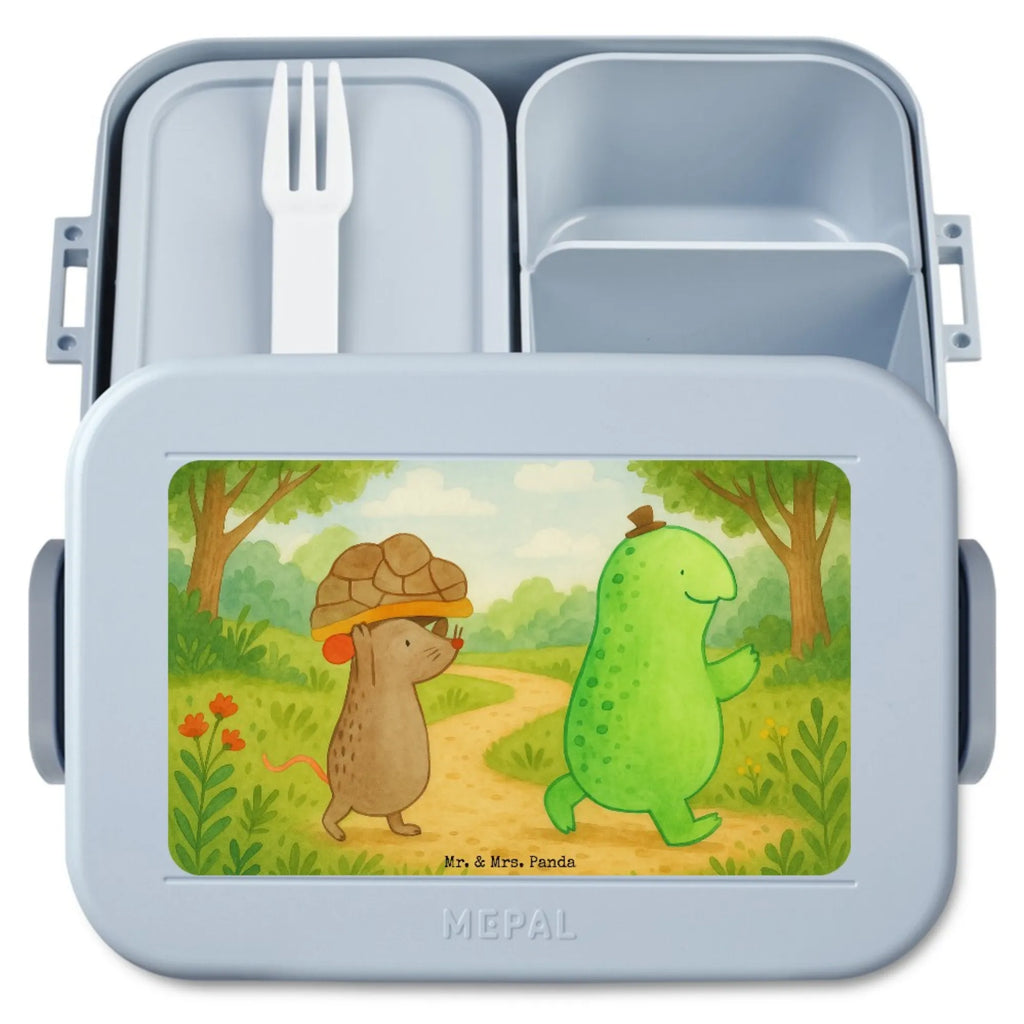 MEPAL Bentobox Schildkröte Maus Design Brotdose, Bentobox, Lunchbox, Schildkröte, Freunde, beste Freundinnen, beste Freunde, Maus, Freundinnen