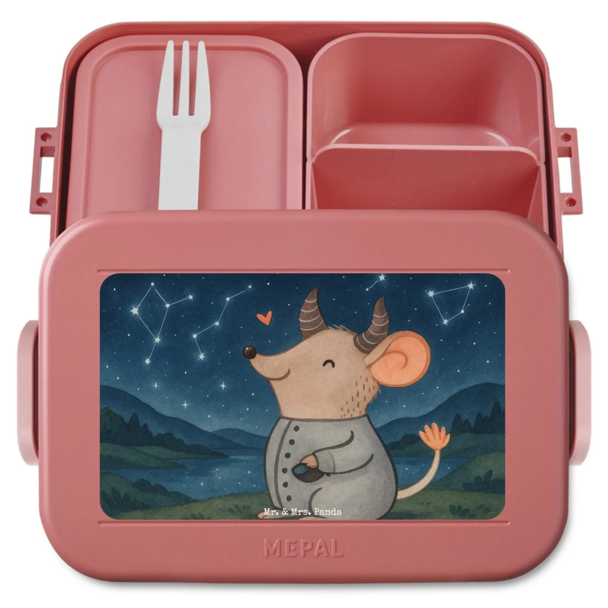 MEPAL Bentobox Stier Astrologie Design Frischhaltedose, Essensbox, Snackbox, Essensbehälter, Lebensmittelbehälter, Meal Prep Box, Bento Box, Jausenbox, Bento-Brotdose, Bentobox, Lunchbox, Vesperbox, Snackdose, Sternzeichen, Tierkreiszeichen, Horoskop, Astrologie, Aszendent, Geburtstagsgeschenk, Stier, Geschenk, Geschenkidee Zum Geburtstag