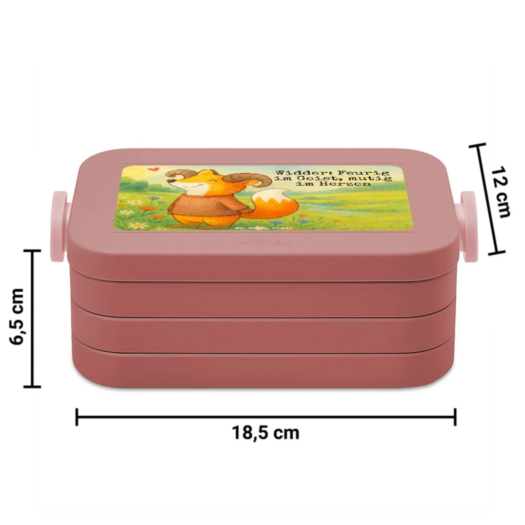 MEPAL Bentobox Widder Astologie Design Lunchbox, Bentobox, Brotdose, Tierkreiszeichen, Sternzeichen, Horoskop, Astrologie, Aszendent, Geburtstagsgeschenk, Geschenk, Widder