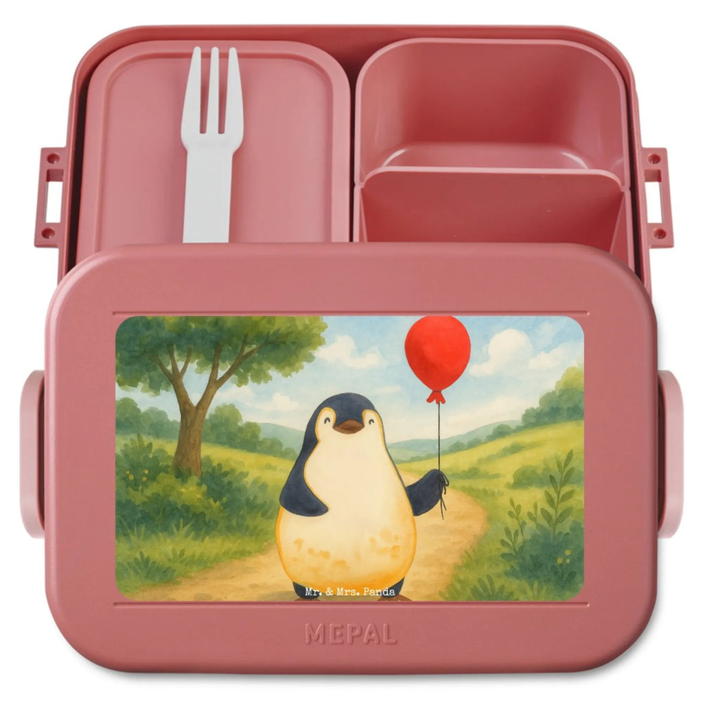 MEPAL Bentobox Pinguin Luftballon Design Bentobox, Brotdose, Lunchbox, Pinguin, Motivation, neues Leben, Geschenkidee, Glück, Lebenslust, Luftballon, Geschenk Freundin, Tagträume, Neustart, Pinguine, Liebe, beste Freundin