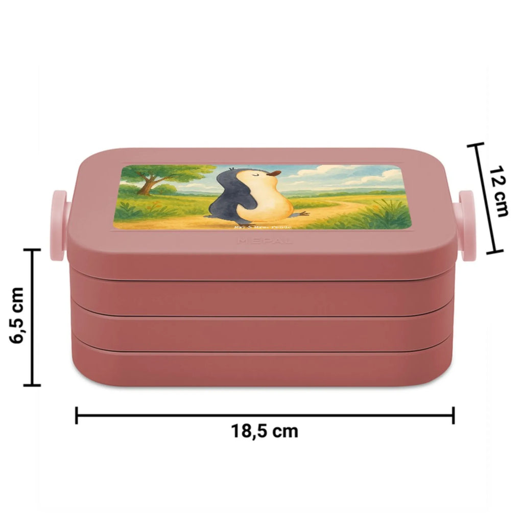 MEPAL Bentobox Pinguin marschieren Design Lunchbox, Brotdose, Bentobox, Pinguin, Schwester, Langschläfer, Frühaufsteher, Familie, Bruder, Pinguine