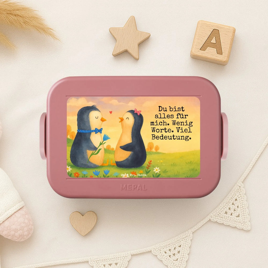 MEPAL Bentobox Pinguin Pärchen Design Bentobox, Brotdose, Lunchbox, Pinguin, Hochzeit, Pinguine, Hochzeitsgeschenk, Traumpaar, Liebe, Liebesgeschenk, Liebespaar, Jahrestag, große Liebe, Liebesbeweis, Hochzeitstag, Verlobung