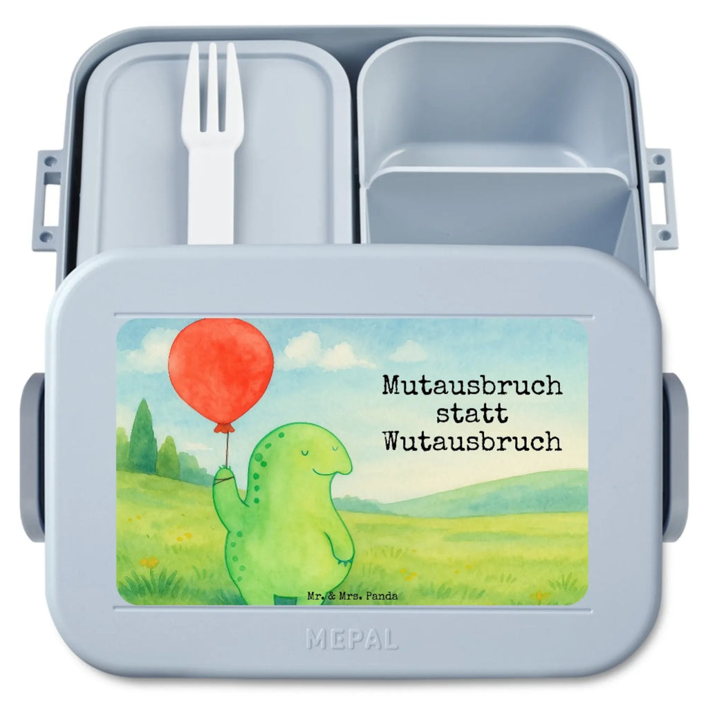 MEPAL Bentobox Schildkröte Luftballon Design Brotdose, Bentobox, Lunchbox, Schildkröte, Motivation, Mutausbruch, Motivationsspruch, Schildkröten