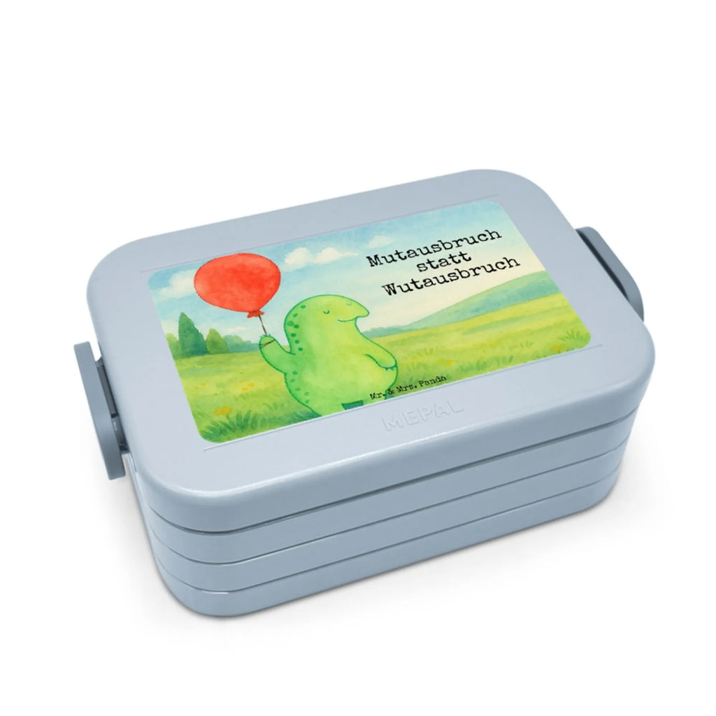 MEPAL Bentobox Schildkröte Luftballon Design Brotdose, Bentobox, Lunchbox, Schildkröte, Motivation, Mutausbruch, Motivationsspruch, Schildkröten
