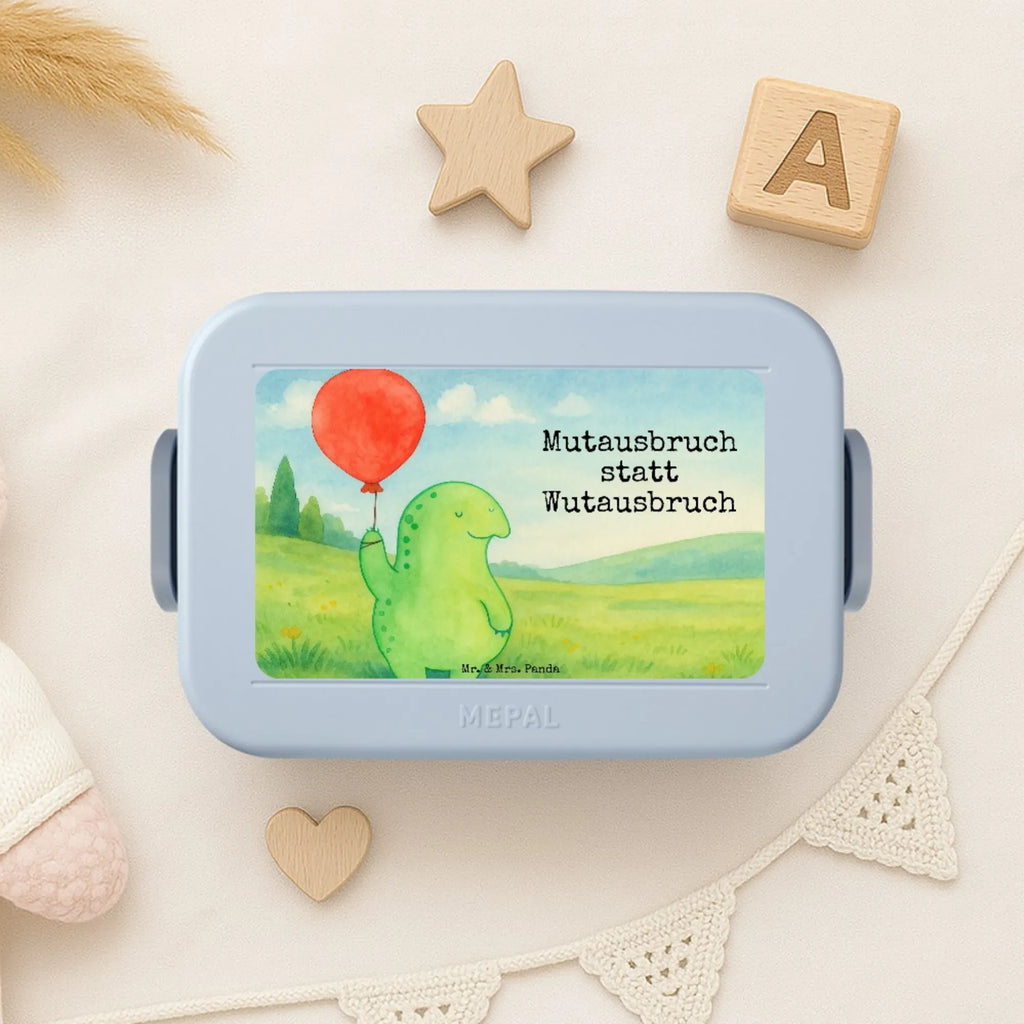 MEPAL Bentobox Schildkröte Luftballon Design Brotdose, Bentobox, Lunchbox, Schildkröte, Motivation, Mutausbruch, Motivationsspruch, Schildkröten