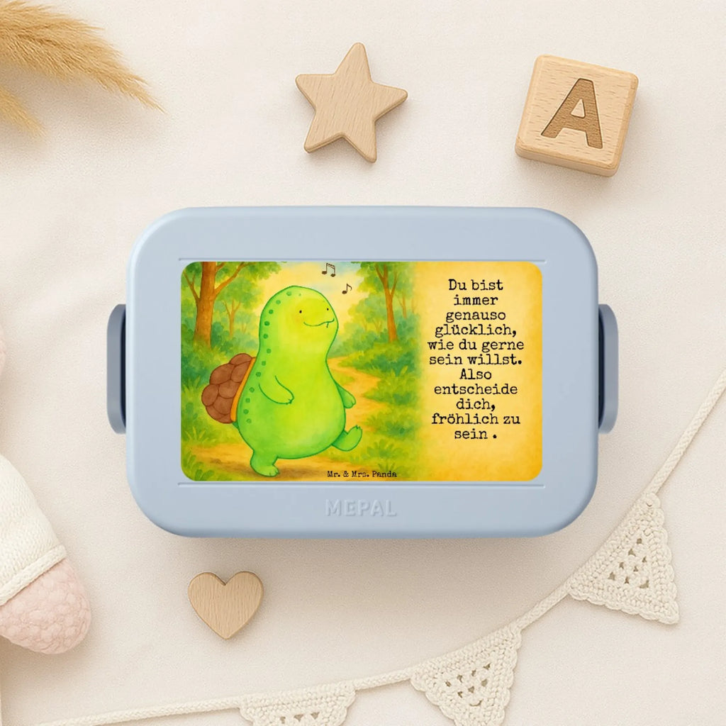 MEPAL Bentobox Schildkröte Pfeifen Design Bentobox, Brotdose, Lunchbox, Schildkröte, Schildi, Schildkröten, Lebensfreude, Motivation, Depression, fröhlich, Neuanfang, Trennung, Glück