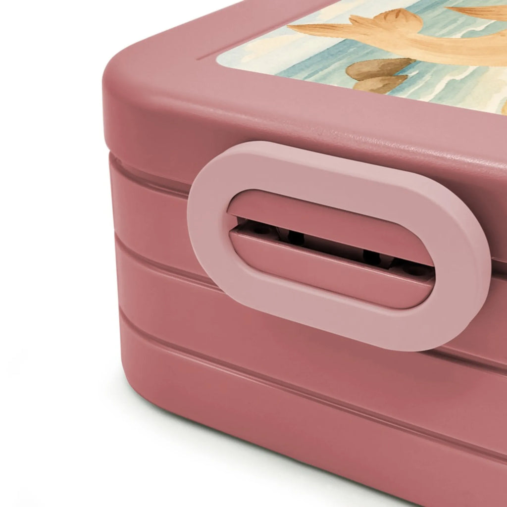 MEPAL Bentobox Robbe Liegen Design Lunchbox, Bentobox, Brotdose, Tiermotive, Gute Laune, lustige Sprüche, Tiere, Robben, Ostsee, Strand, Meerestier, Seehund, Freude, Lachen, Robbe, Nordsee