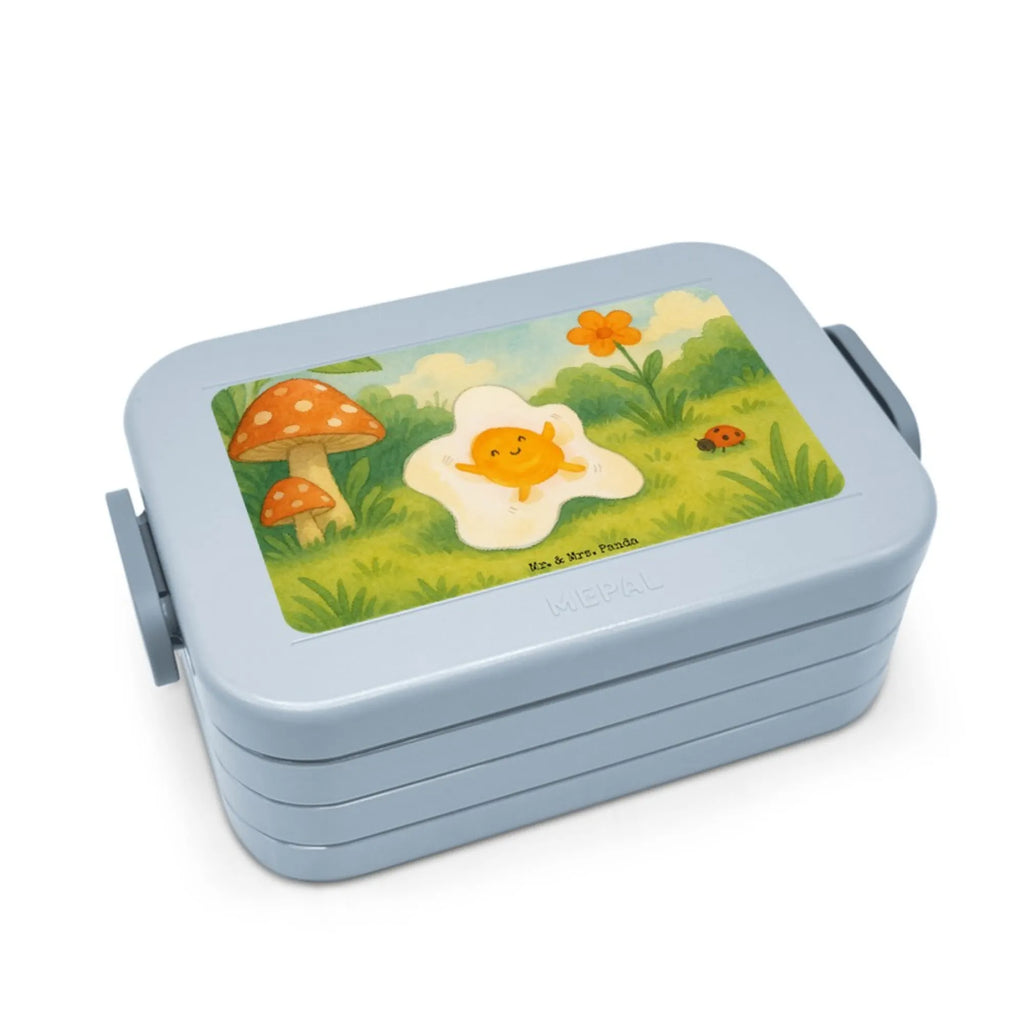 MEPAL Bentobox Spiegelei Ei Design Lunchbox, Bentobox, Brotdose, Tiermotive, Gute Laune, lustige Sprüche, Tiere, Ei, Glücklich, Tag, Spiegelei, Schön, Liebe
