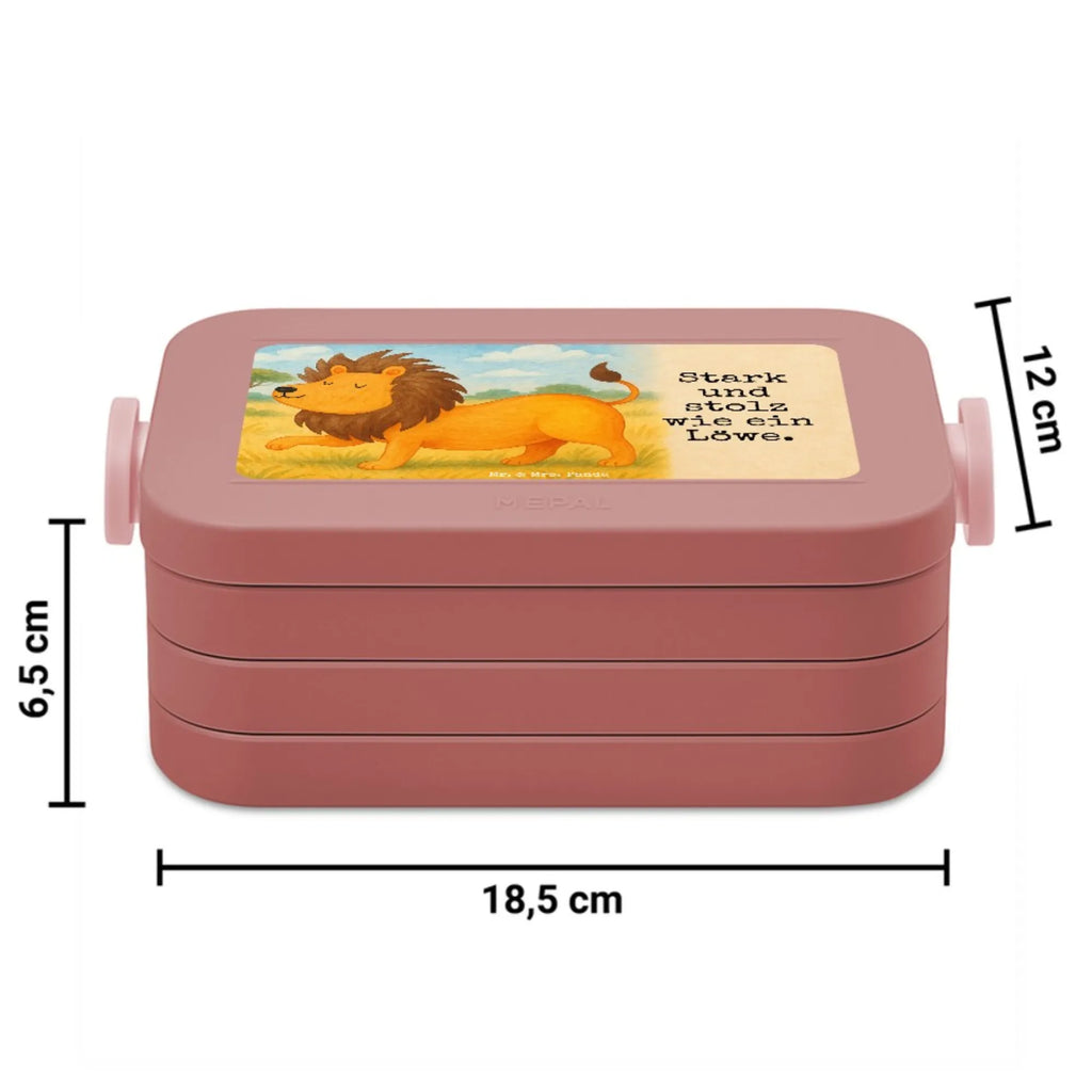 MEPAL Bentobox Sternzeichen Löwe Design Bentobox, Lunchbox, Brotdose, Tierkreiszeichen, Sternzeichen, Horoskop, Astrologie, Aszendent, Löwe Sternzeichen, Geschenk Juli, Geburtstag Juli, Geschenk August, Löwe Geschenk, König der Tiere, Geburtstag August