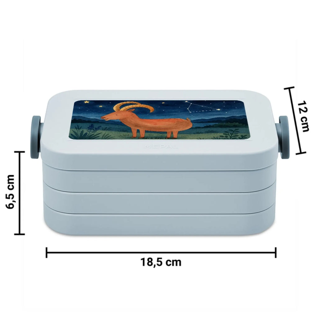 MEPAL Bentobox Sternzeichen Steinbock Design Bentobox, Lunchbox, Brotdose, Tierkreiszeichen, Sternzeichen, Horoskop, Astrologie, Aszendent, Ziege, Steinbock Geschenk, Steinbock Sternzeichen, Steinböcke, Geschenk Dezember, Geburtstag Dezember, Geschenk Januar, Geburtstag Januar, Bock