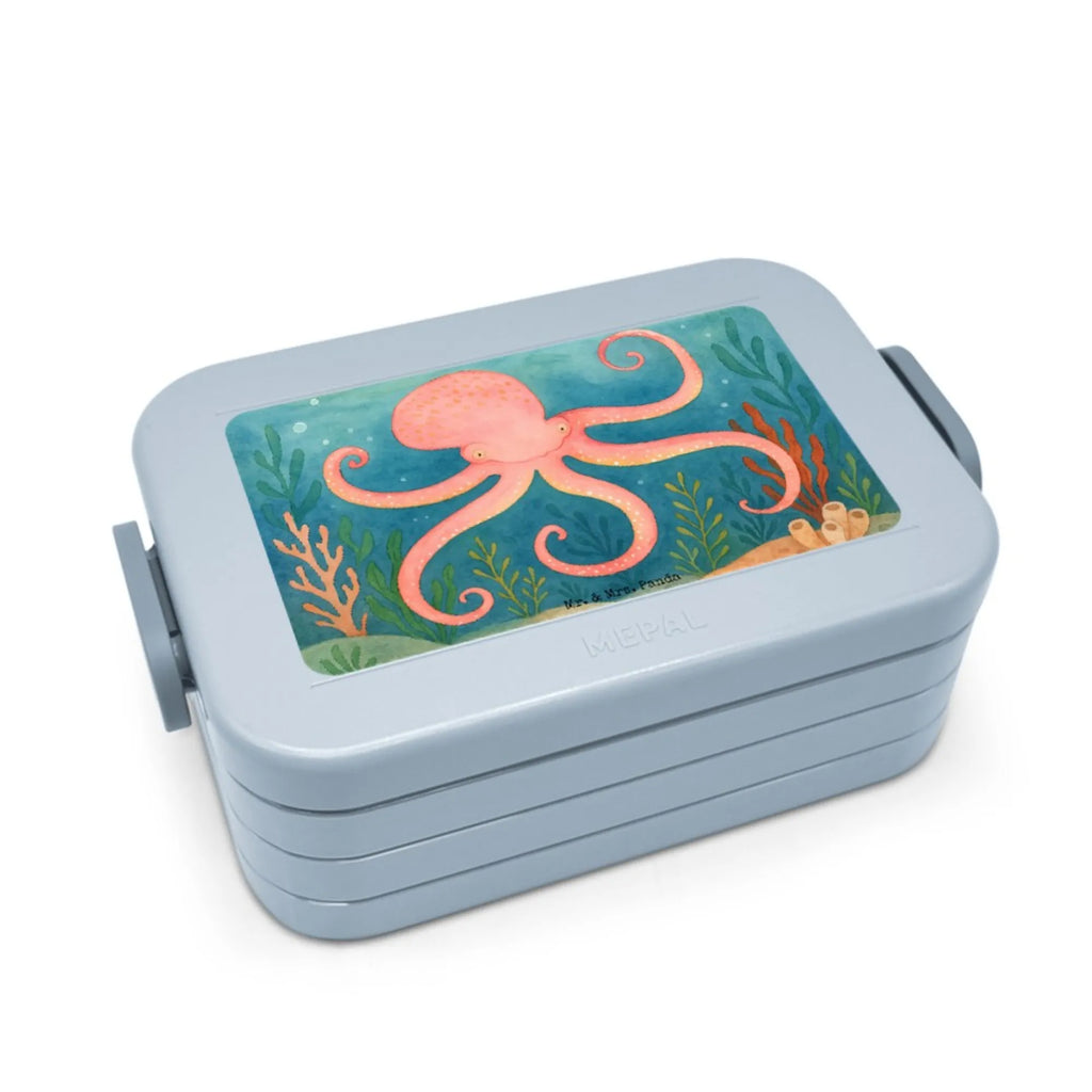 MEPAL Bentobox Tintenfisch Design Lunchbox, Bentobox, Brotdose, Tiermotive, Gute Laune, lustige Sprüche, Tiere, Meer, Wasser, Tintenfisch, Meerestier, Arme, Krake, Ozean