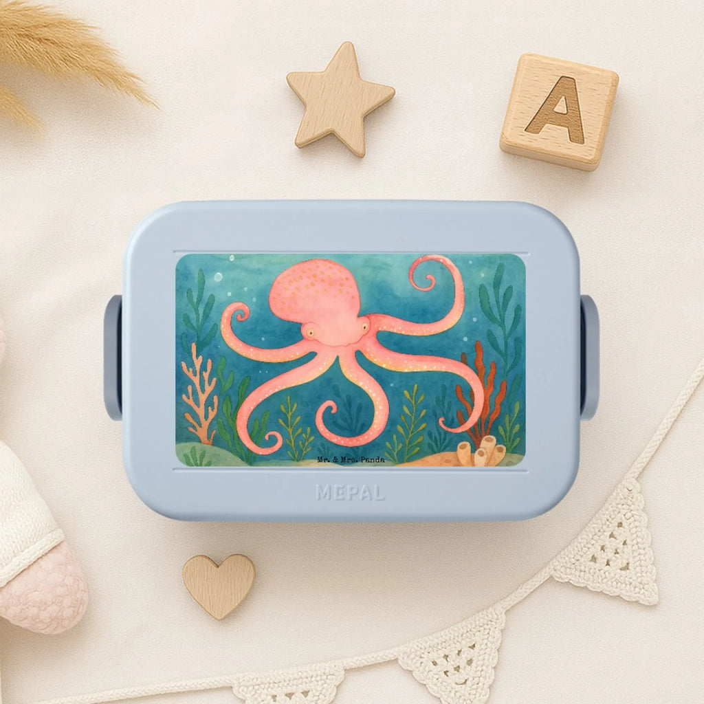 MEPAL Bentobox Tintenfisch Design Lunchbox, Bentobox, Brotdose, Tiermotive, Gute Laune, lustige Sprüche, Tiere, Meer, Wasser, Tintenfisch, Meerestier, Arme, Krake, Ozean