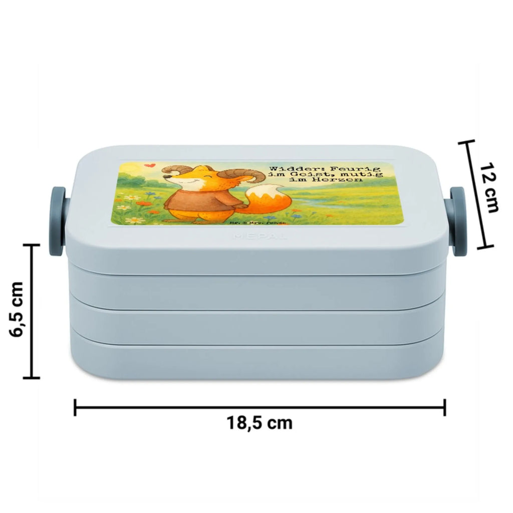 MEPAL Bentobox Widder Astologie Design Lunchbox, Bentobox, Brotdose, Tierkreiszeichen, Sternzeichen, Horoskop, Astrologie, Aszendent, Geburtstagsgeschenk, Geschenk, Widder
