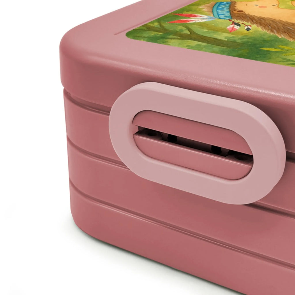MEPAL Bentobox Igel Federschmuck Design Brotdose, Bentobox, Lunchbox, Waldtiere, Tiere, Lagerfeuer, Indianer, Camping, Igel, Abenteuer