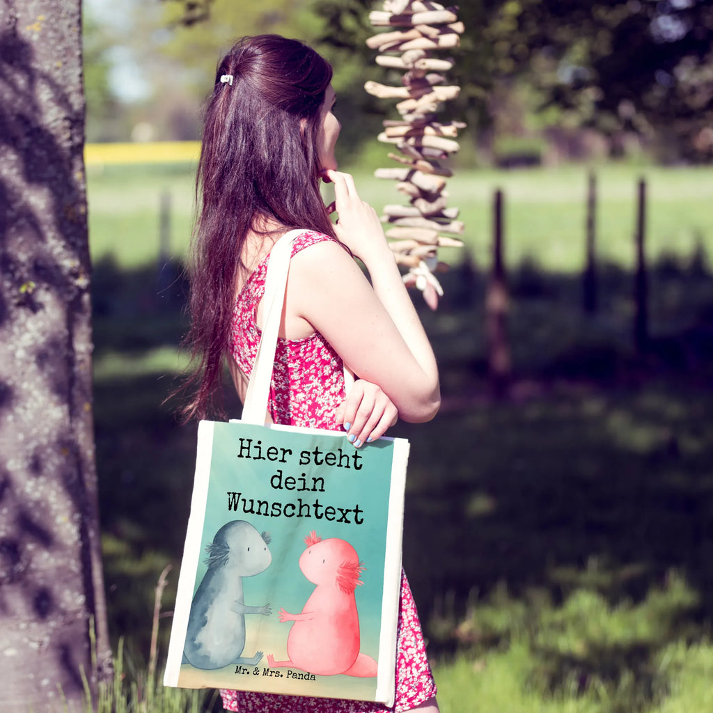 Personalisierte Tragetasche Axolotl Liebe Design Personalisierte Kindergartentasche, Personalisierte Jutetasche, Tragetasche mit Namen, Stoffbeutel mit Namen, Personalisierte Tasche, Personalisierte Einkaufstasche, Einkaufstasche mit Namen, Personalisierter Stoffbeutel, Personalisierte Beuteltasche, Personalisierter Beutel, Personalisierter Jutebeutel, Axolotl, Molch, Jahrestag, Lurche, Verlobter, Liebesbeweis, Valentinstag, große Liebe, Ehemann, Schwanzlurch, Freund, Liebe, Axolot, Lurch