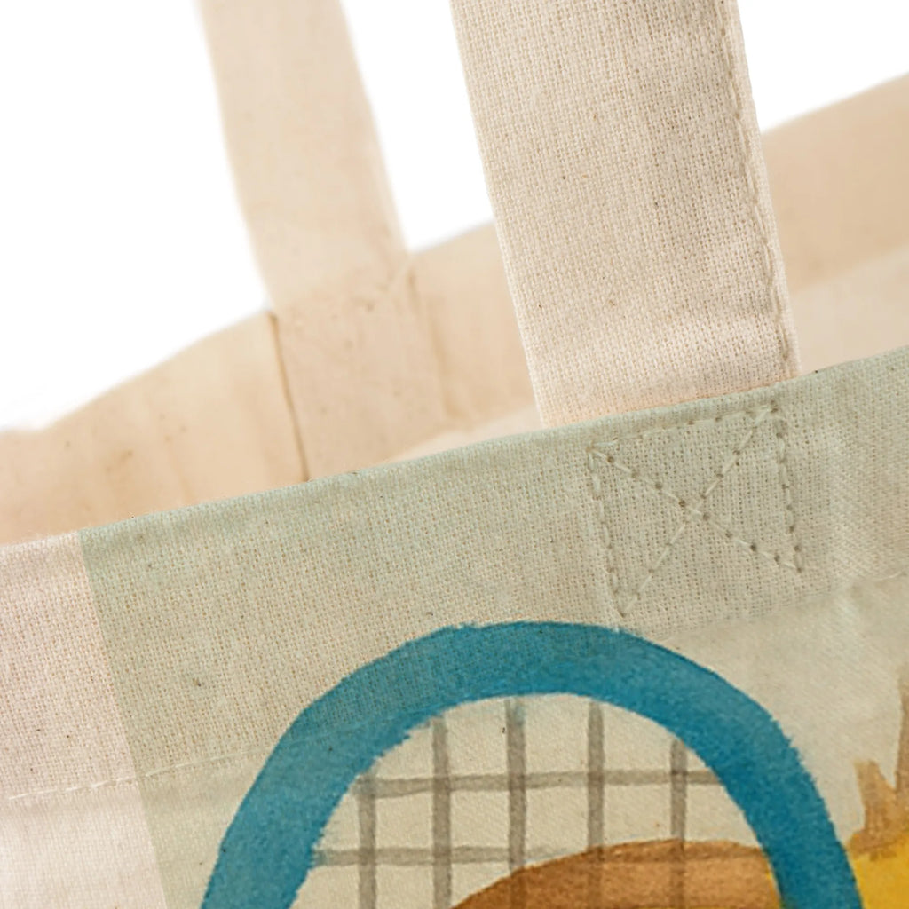 Personalised tote bag Fox play tennis Design Gift, sport, hobby, giving, thank you, award, profit, athlete, ball sport, tennis club, tennis tournament, Playing tennis