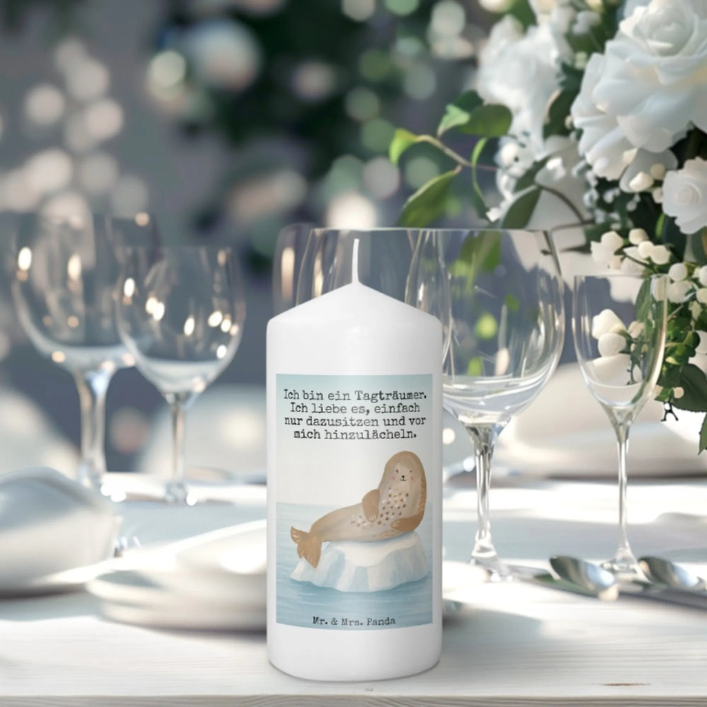 świeca foka śmiech Design Motywy zwierzęce, dobra energia, zabawne powiedzonka, zwierzęta