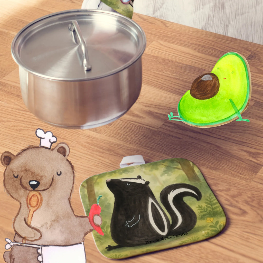 2er Set Topflappen  Stinktier Sitzen Design Schöne Topflappen, Ofenhandschuh, Topflappen Set, Topflappen 2er Set, Topflappen, Topflappen lustig, Topfhandschuh, Topfhandschuhe, Topflappenset, Topflappen mit Spruch, Topfuntersetzer, Ofenhandschuhe, Stinktier, Skunk, Besserwisser, Büro, Wildtier, Raubtier, Spruch, Recht, Stinker, Stinki