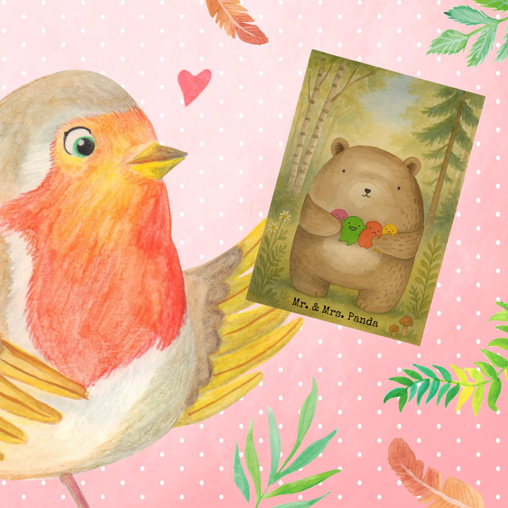 Greetings card bear Feeling Design folding card, invitation card, greeting card, wedding card, birthday card, bear, teddy, teddy bear, cuddly toy, Bear, Madness