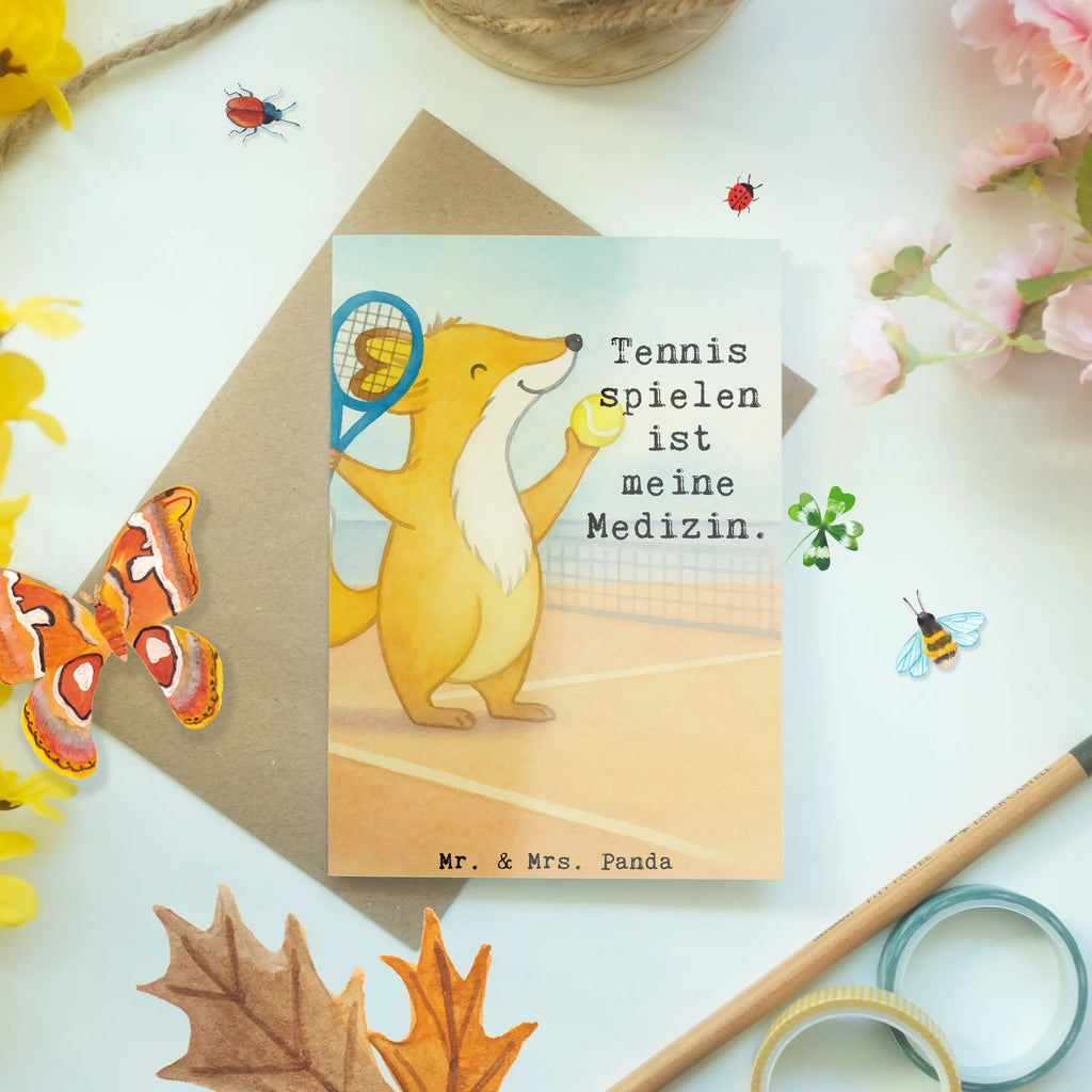 Kartka okolicznościowa lis Grać w tenisa Design Karte, Klappkarte, Einladungskarte, Grußkarte, Ansichtskarten, Geburtstagskarte, Glückwunschkarte, Hochzeitskarte, Geschenk, Sport, Sportart, Hobby, Schenken, Danke, Dankeschön, Auszeichnung, Gewinn, Sportler, Tennis spielen, Tennis Turnier, Ballsportart, Tennisclub, Tennisverein