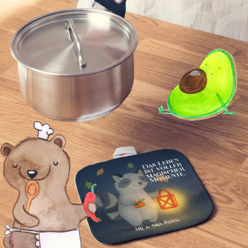 Pot holder Raccoon Lantern Design Topfhandschuh, Schöne Topflappen, Ofenhandschuh, Topflappen Set, Topflappen 2er Set, Topflappenset, Ofenhandschuhe, Topflappen, Topfuntersetzer, Topflappen lustig, Topflappen mit Spruch, Topfhandschuhe, Halloween, Deko, Martinssingen, Dekoration, Geschenke, Schenken, Herbst, Halloween Deko, Süßes sonst gibt's saures, Laterne, Trick or Treat, Waschbär