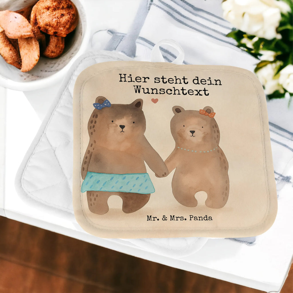 Personalisierte Topflappen Bär Freundin Design Topflappen mit Namen, Topflappen personalisiert, Personalisierte Topfuntersetzer, Topflappen Set personalisiert, Namensaufdruck, Personalisierter Ofenhandschuh, Bär, Teddy, Teddybär, Bär Freundin Beste Freund Liebe Liebesbeweis Verliebt Kumpel Kumpeliene