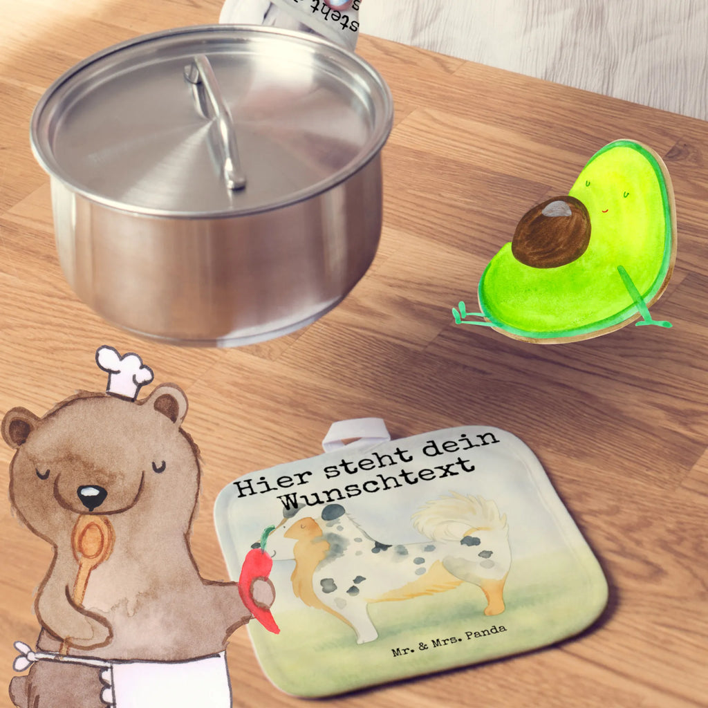 Personalisierte Topflappen Hund Australien Shepherd Design Namensaufdruck, Personalisierte Topfuntersetzer, Topflappen mit Namen, Topflappen personalisiert, Personalisierter Ofenhandschuh, Topflappen Set personalisiert, Hund, Hundemotiv, Haustier, Hunderasse, Tierliebhaber, Hundebesitzer, Sprüche, Spruch, Familienhund, Australien Shepherd, Shepherd, Hundeliebe