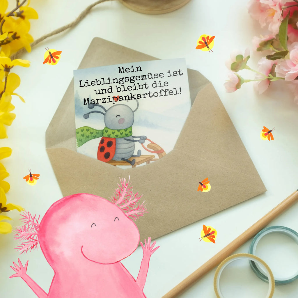 Grußkarte Smörle Rodeln Design Hochzeitskarte, Ansichtskarten, Karte, Grußkarte, Klappkarte, Glückwunschkarte, Geburtstagskarte, Einladungskarte, Winter, Weihnachten, Weihnachtsdeko, Nikolaus, Advent, Heiligabend, Wintermotiv, Schlittenfahren, Marzipan, Smörle