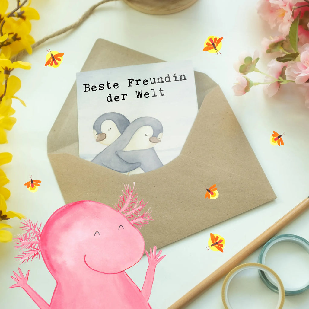 Greetings card penguin Best girlfriend in the world Design invitation card, birthday card, greeting card, folding card, wedding card, for, thank you, gift, giving, birthday, birthday present, gift idea, souvenir, make you happy, gift tip, bae, saying, best friend, wife, bff, anniversary, best, Girlfriend, girlfriends, friendship. Dearest