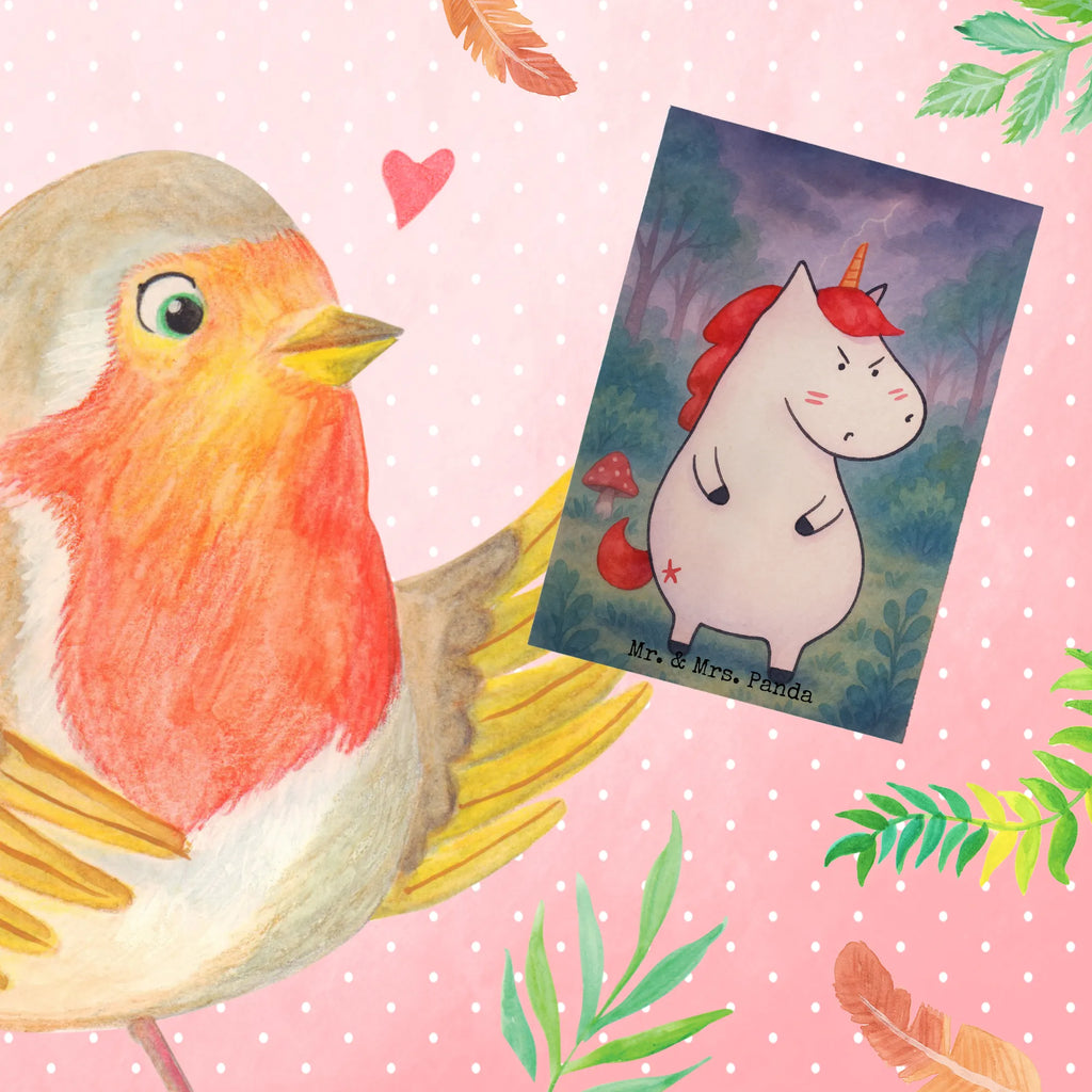 Kartka okolicznościowa Jednorożec gniew Design Jednorożec, jednorożce, dekoracje jednorożca, jednorożec