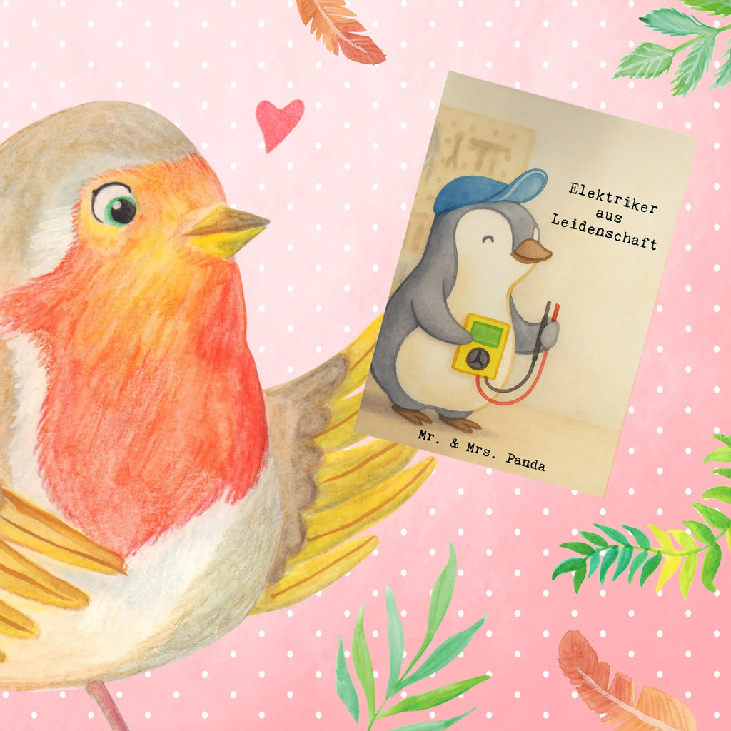 Greetings card Electrician Passion Design folding card, wedding card, greeting card, invitation card, birthday card, gift, gift idea, best, farewell gift, passing exam, anniversary, retirement, promotion, job start, sayings, funny, profession