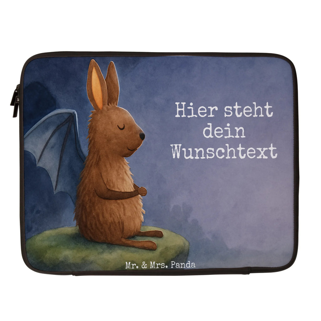 Personalized Notebook Bag bat Sit Design small animals, cute, funny, cute animal motives, hand drawn, small world, funny sayings, good mood, happy, gifts, gift ideas, special gifts, animal lover, card, motivation, bats, relax, bat