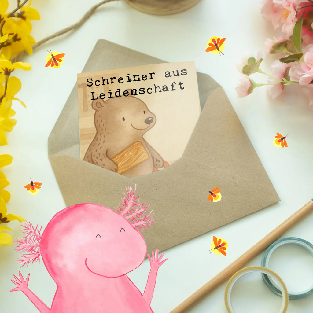 Greetings card Carpenter Passion Design greeting card, invitation card, birthday card, folding card, wedding card, gift, gift idea, best, farewell gift, passing exam, anniversary, retirement, promotion, job start, sayings, funny, profession