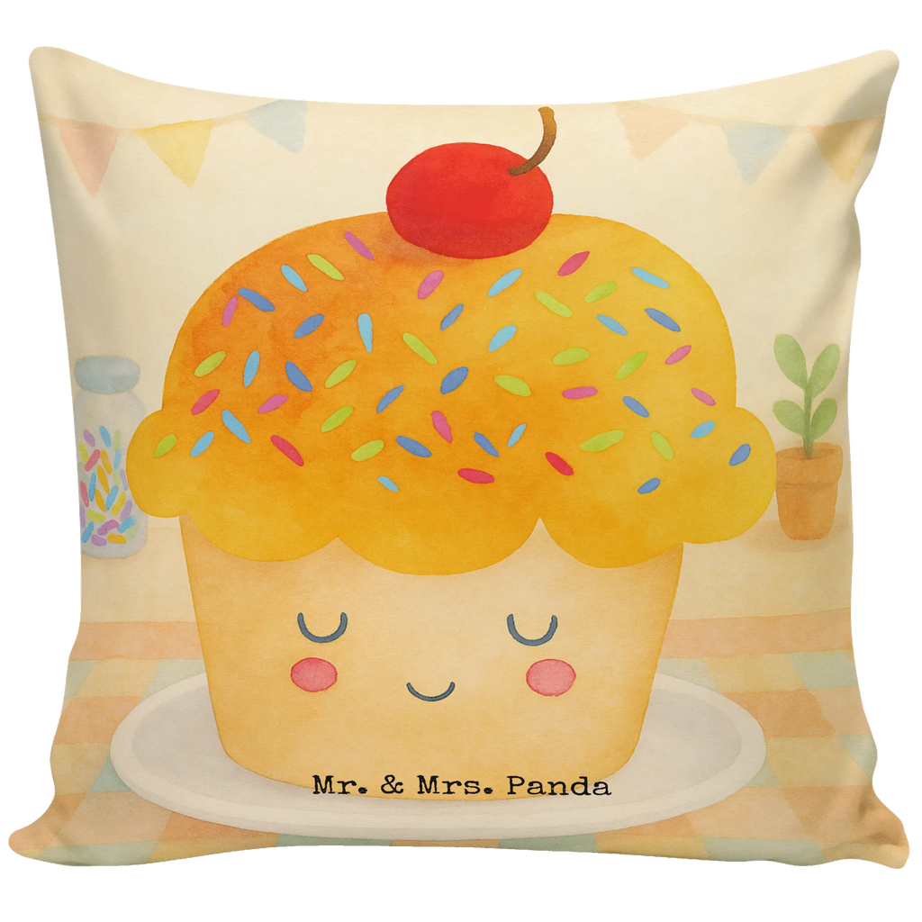 Cushion Cupcake Design sofa, 40 x 40, settee, couch, Pillow, pillow case, 40x40, fluffy, bed, cushion, soft, bedroom, pillows, pad, small animals, cute, funny, cute animal motives, hand drawn, small world, funny sayings, good mood, happy, gifts, gift ideas, special gifts, animal lover, card, Cupcakes, Motivation Sayings, Kitchen Decoration, Wonder, Present Cook, Baking Present, Muffin, Kitchen Saying