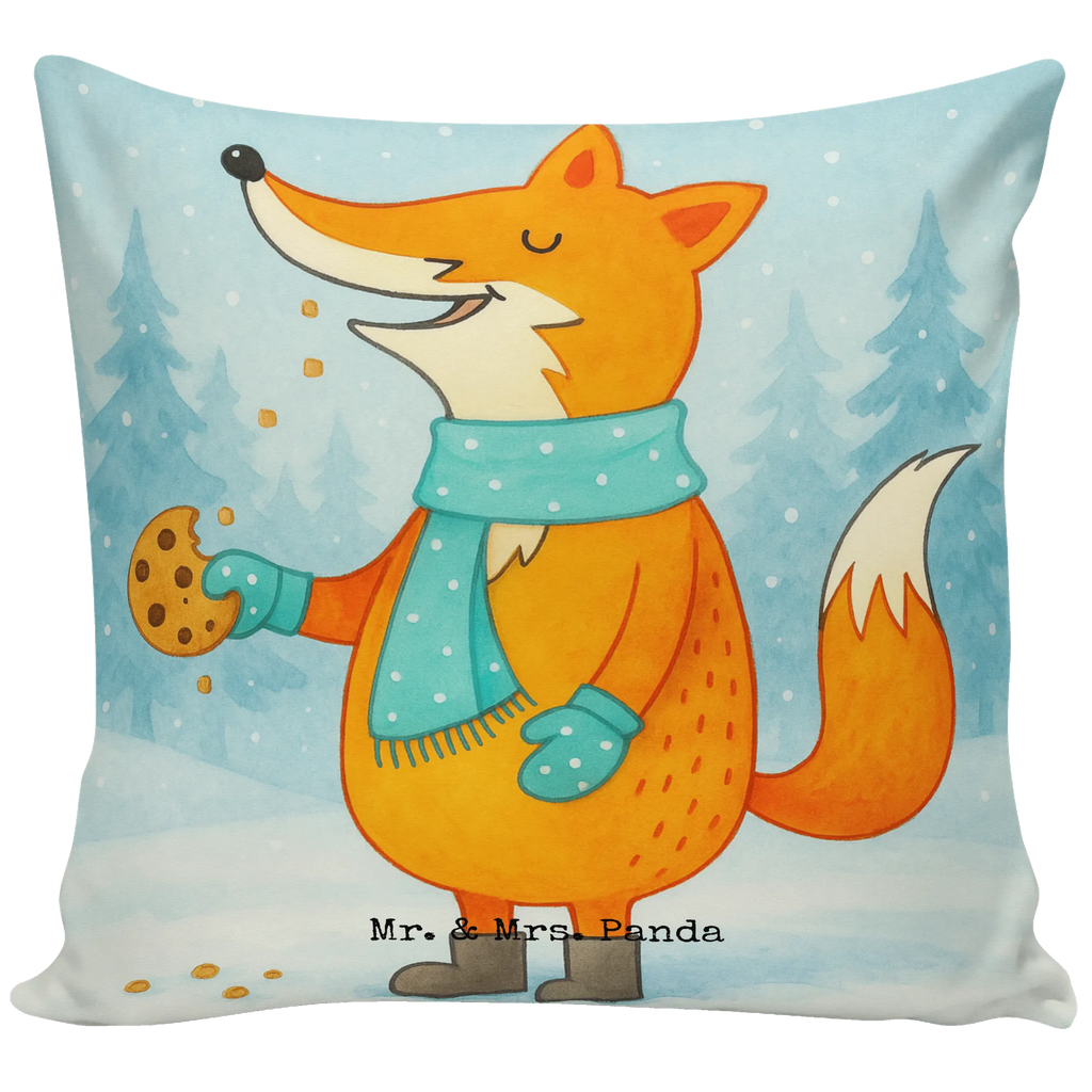Cushion Fox cookie jar Design bed, Pillow, soft, fluffy, 40x40, pad, pillows, cushion, bedroom, settee, couch, sofa, 40 x 40, pillow case, Winter, Christmas, Christmas time, snow