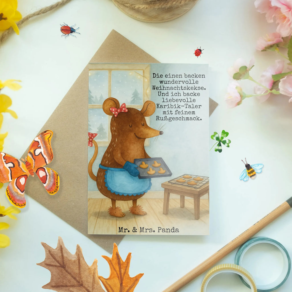 Grußkarte Maus Kekse Design Einladungskarte, Karte, Klappkarte, Hochzeitskarte, Glückwunschkarte, Geburtstagskarte, Ansichtskarten, Grußkarte, Winter, Weihnachten, Weihnachtsdeko, Nikolaus, Advent, Heiligabend, Wintermotiv, Weihnachtsbäckerei, backen, Plätzchen, Kekse, Weihnachtskekse, Chaosqueen, Maus