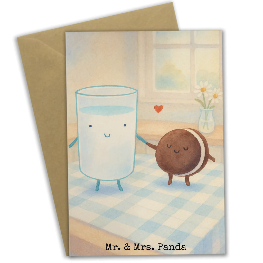 Greetings card milk biscuit Design greeting card, invitation card, wedding card, birthday card, folding card, small animals, cute, funny, cute animal motives, hand drawn, small world, funny sayings, good mood, happy, gifts, gift ideas, special gifts, animal lover, card, invitation breakfast, motif sweet, milk, perfect couple, romantic, coffee, cookies, cookie, biscuit, Milk